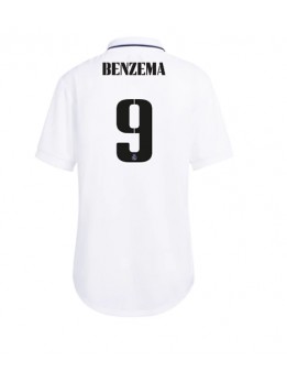 Real Madrid Karim Benzema #9 Heimtrikot für Frauen 2022-23 Kurzarm